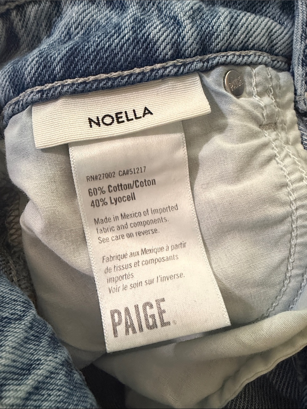 PAIGE Noella Jive Ankle Straight Jean Size 25 NWT - Picture 12 of 13